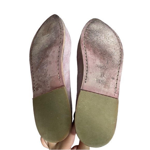 MARSELL Women's Sacchina Ballerina Pointed Toe Leather Flats Sz: 39 - Picture 4 of 5